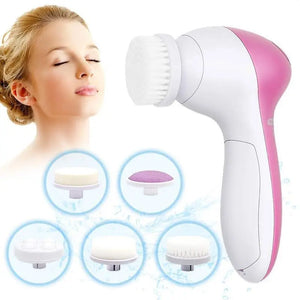 5 in 1 Face Massage Cleansing Brush Set - Hitrendz