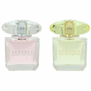 VERSACE Gift Set 30ml Yellow Diamond EDT + 30ml Bright Crystal EDT Violet Deianeira