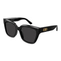 Balenciaga BB0237SA 001 Rectangular Sunglasses Beige Millie