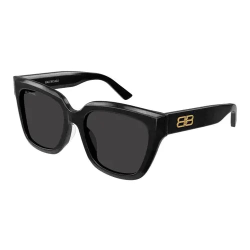 Balenciaga BB0237SA 001 Rectangular Sunglasses Beige Millie