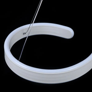 Contemporary Acrylic LED Swirl Light Fixture - Hitrendz