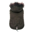 Designer Dog Parka Coat Jacket - Khaki - Hitrendz