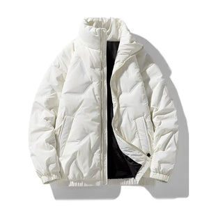 Mens High Collar Quilted Jacket - Hitrendz