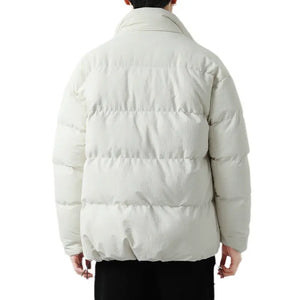 Mens Houndstooth Puffer Jacket - Hitrendz