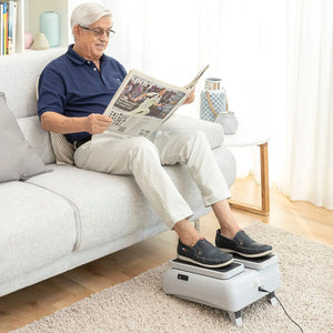 Passive Leg Exerciser for Walking While Seated