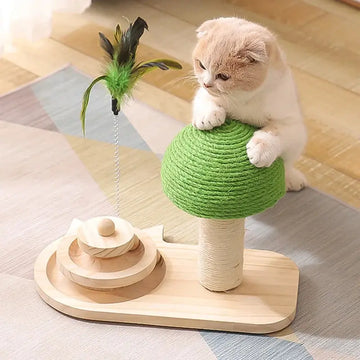 Pet Tree Scratching Post with Toy - Hitrendz