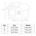 Removable Roof Plush Pet House - Hitrendz