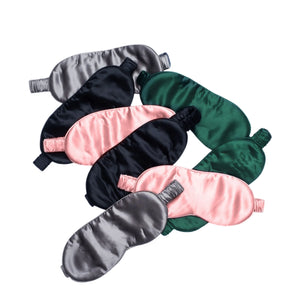 Mulberry silk Sleep IN Beauty eye mask made from 100% 22 momme, grade 6A mulberry silk.Available in Deep Green,Baby Pink,Grey and Black. 