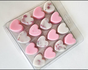 scented heart wax melts 16 Fuchsia Penelope