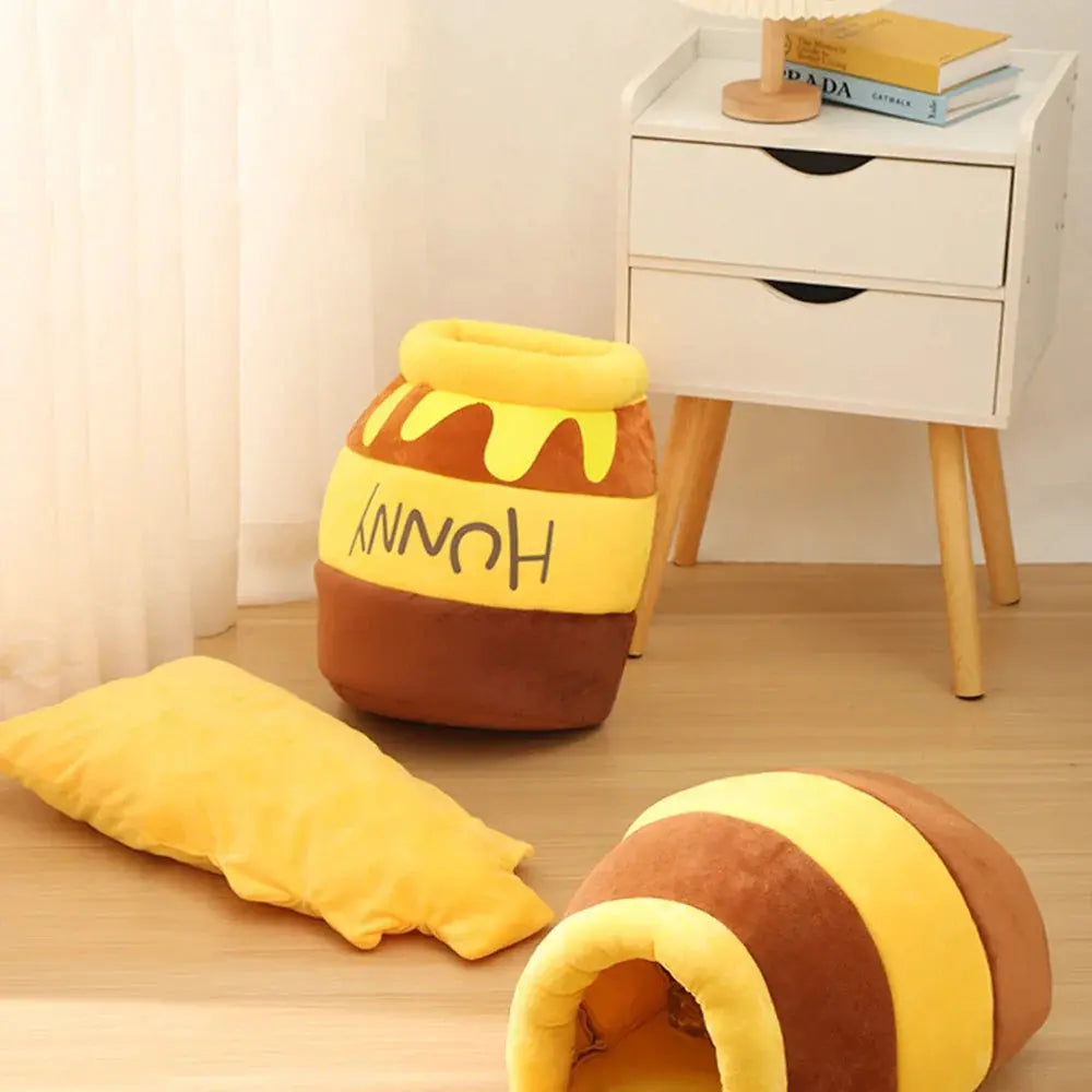 Themed Cat Bed Adorable Honey Jar - Hitrendz