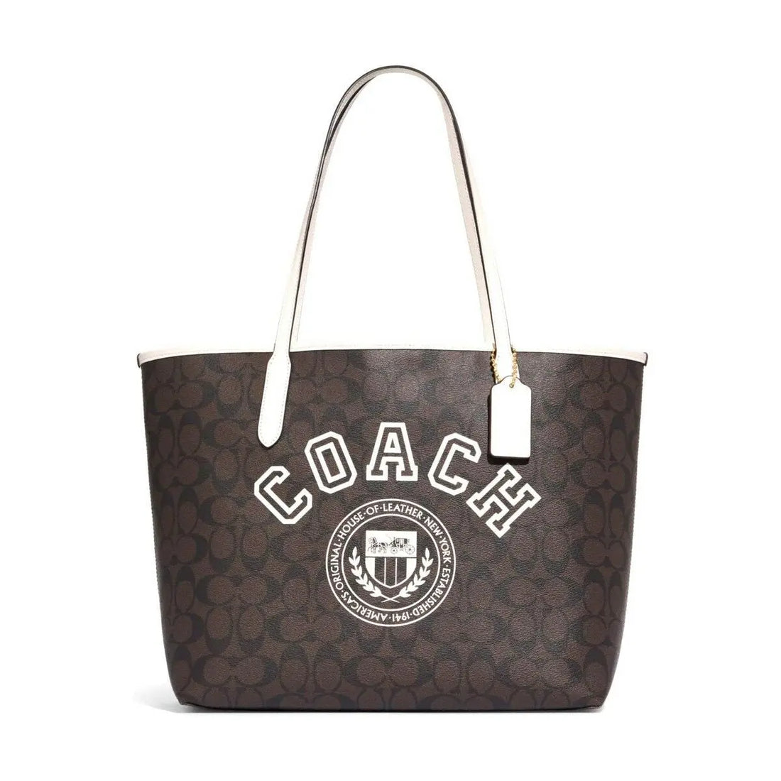 coach tote bag brown