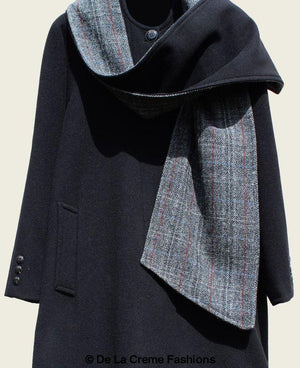 Lily St John Wool & Cashmere Blend Long Coat.